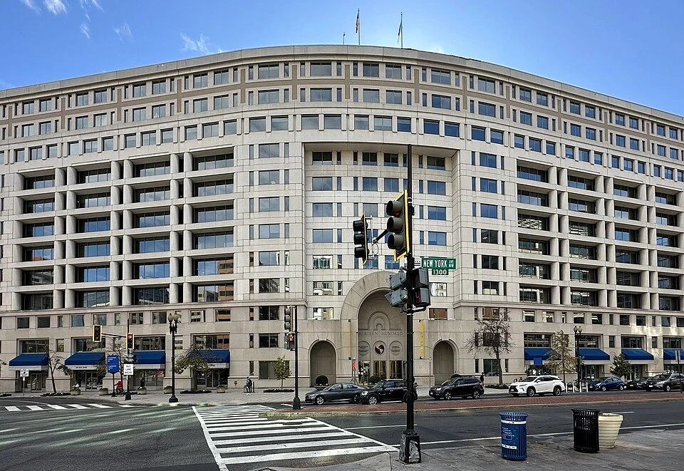 Archivo: sede del Banco Interamericano de Desarrollo en 1300 New York Avenue, Washington, 4 de noviembre de 2023. Contexto institucional del mecanismo de rendición de cuentas; no muestra un proyecto objeto de reclamo.