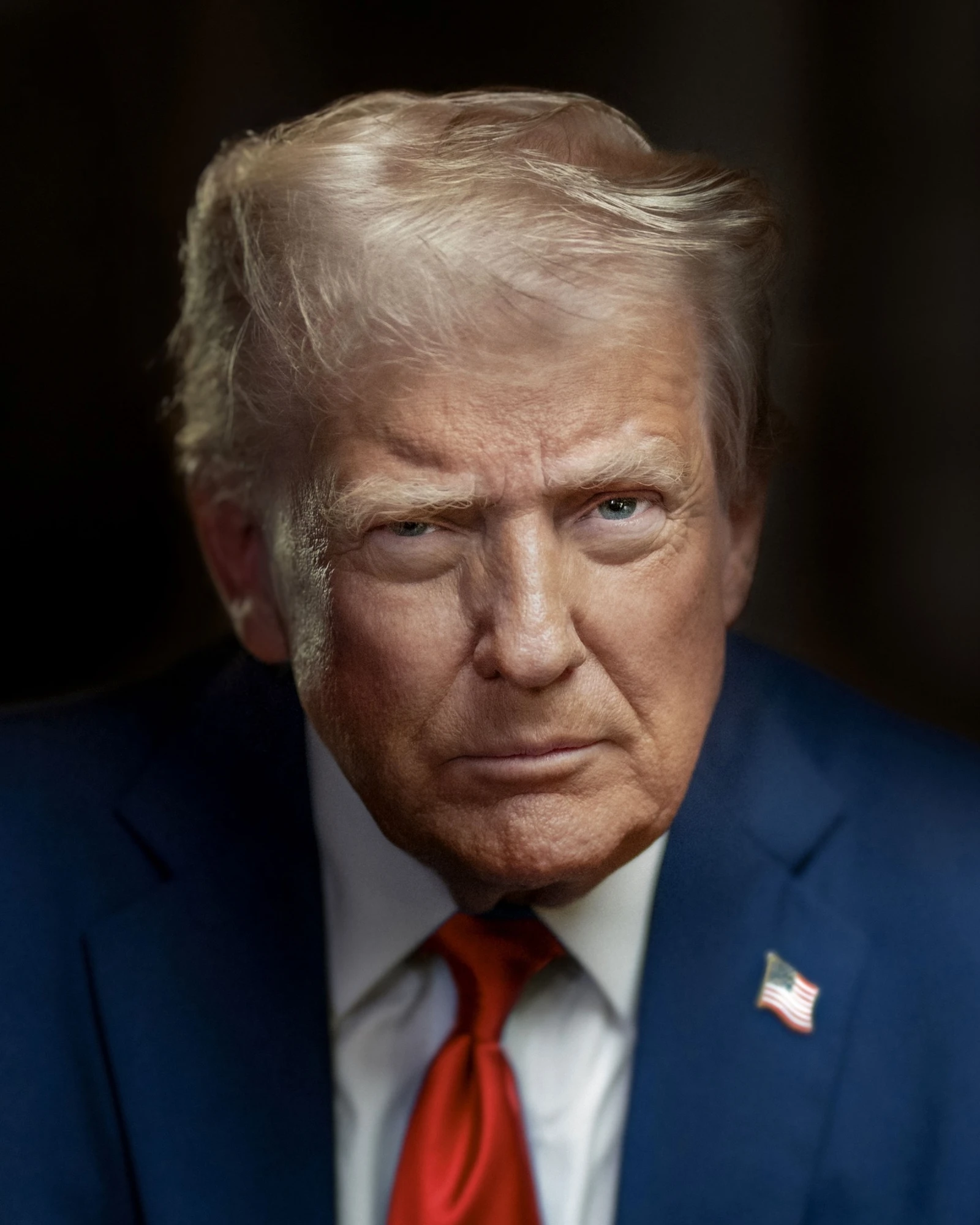 Archivo: retrato oficial de Donald Trump, 2 de junio de 2025, Daniel Torok / Casa Blanca. Contexto del firmante de la orden; no muestra el lago ni la decisión de 2026. Redimensionado y convertido a WebP.