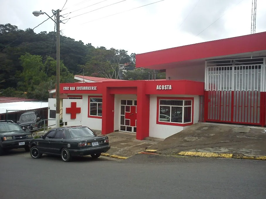 Imagen de contexto: Sede de la Cruz Roja en Acosta. Archivo, 2012-11-03. No corresponde al hecho actual.